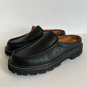 NWT Ariat Women's Rugged West Black Pebbled Leather Slip On Loafer size 6